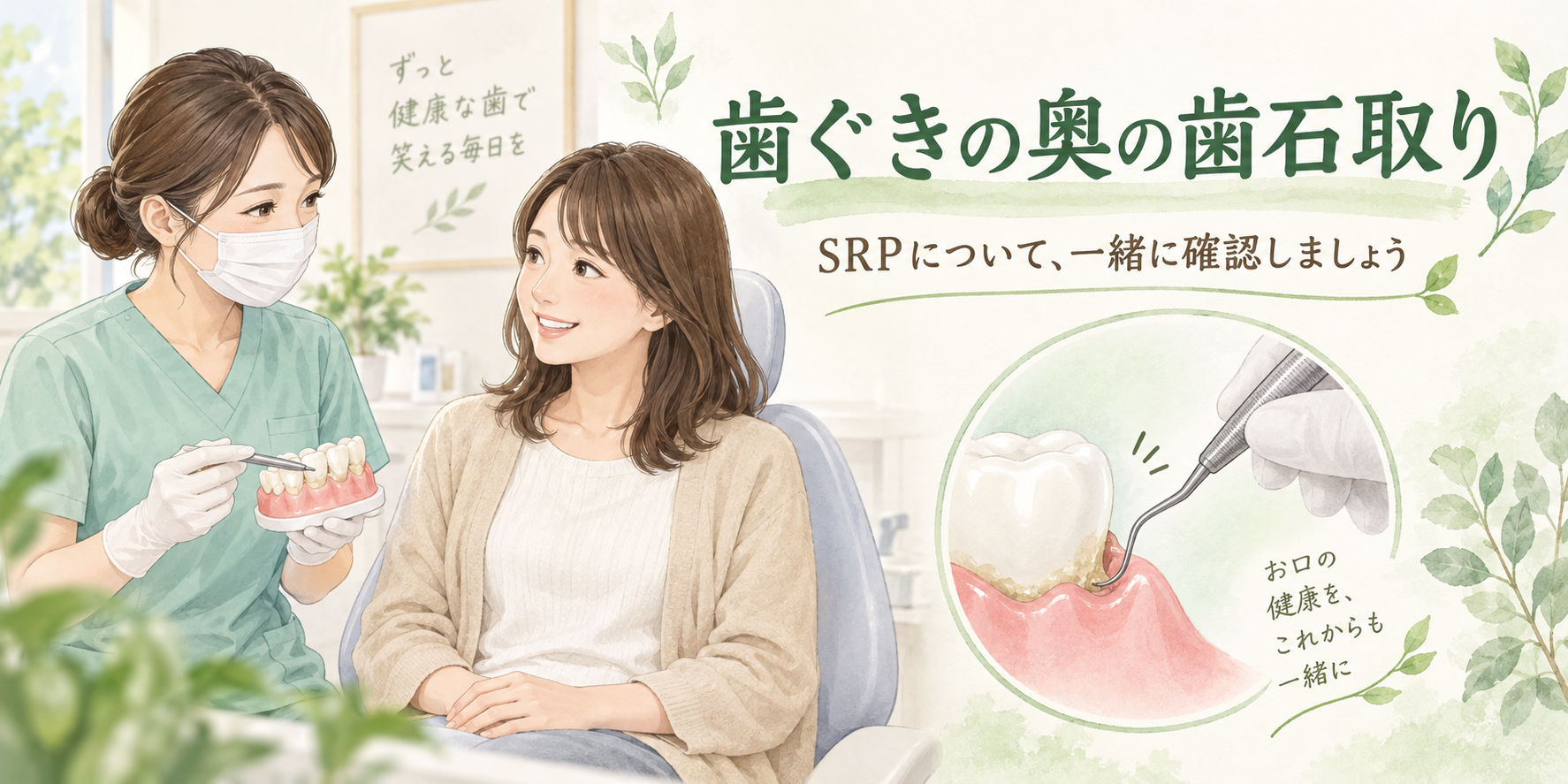 SRPは痛い？麻酔は必要？歯ぐきの奥の歯石取りで気になること